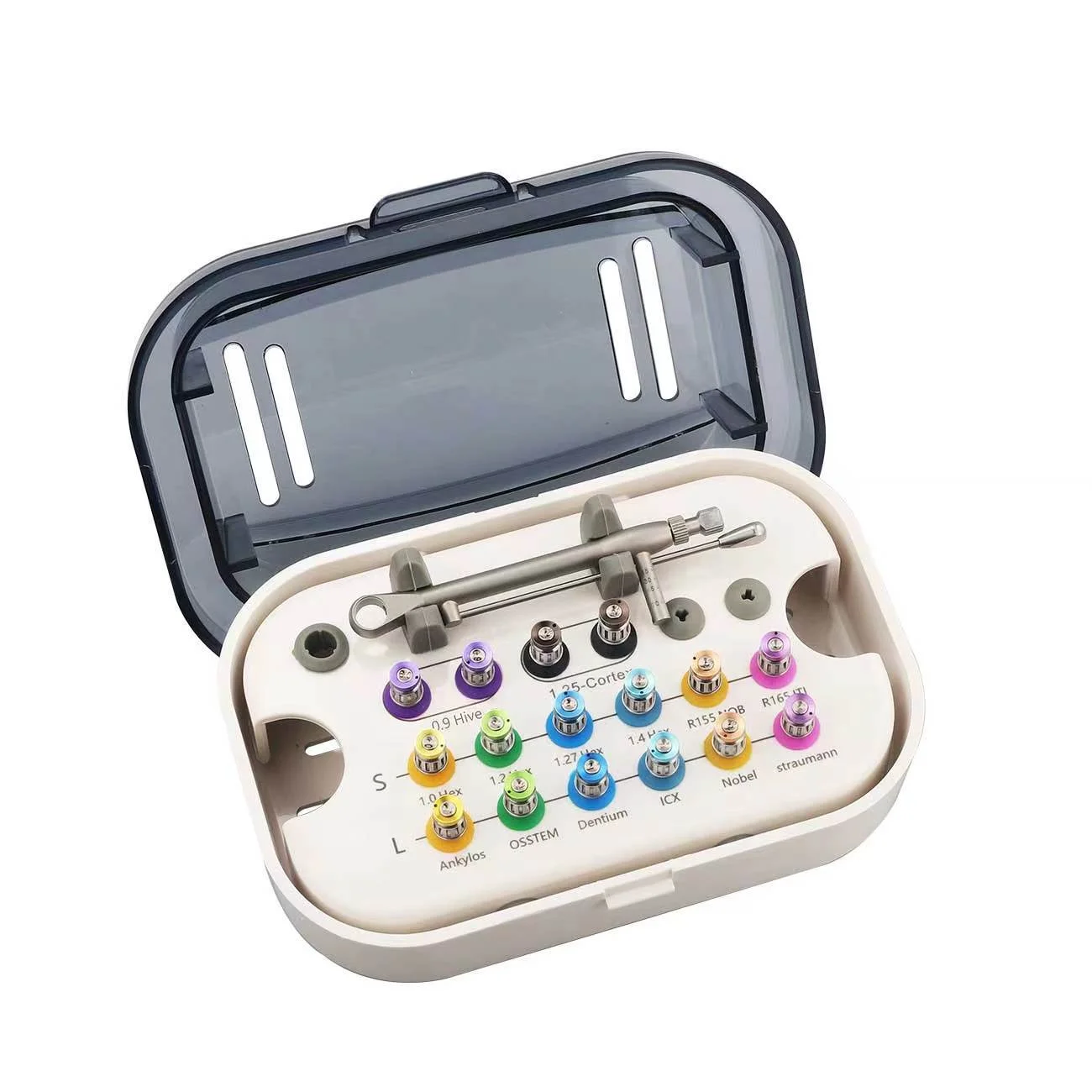 Dental Universal Implant Torque Screwdrivers Wrench Dental Implant Restoration Tool Kit 10-70NCM