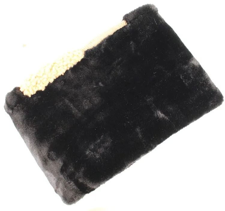 faux fur trim collar furry neck warmer and scarf