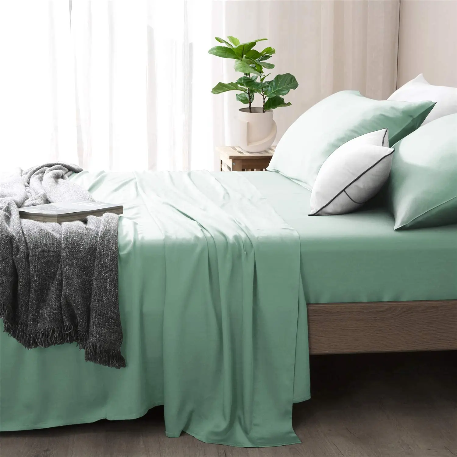  Индивидуальный 100% натуральный мягкий 300tc 60s Tencel Lyocell постельное белье tencel роскошный комплект постельного