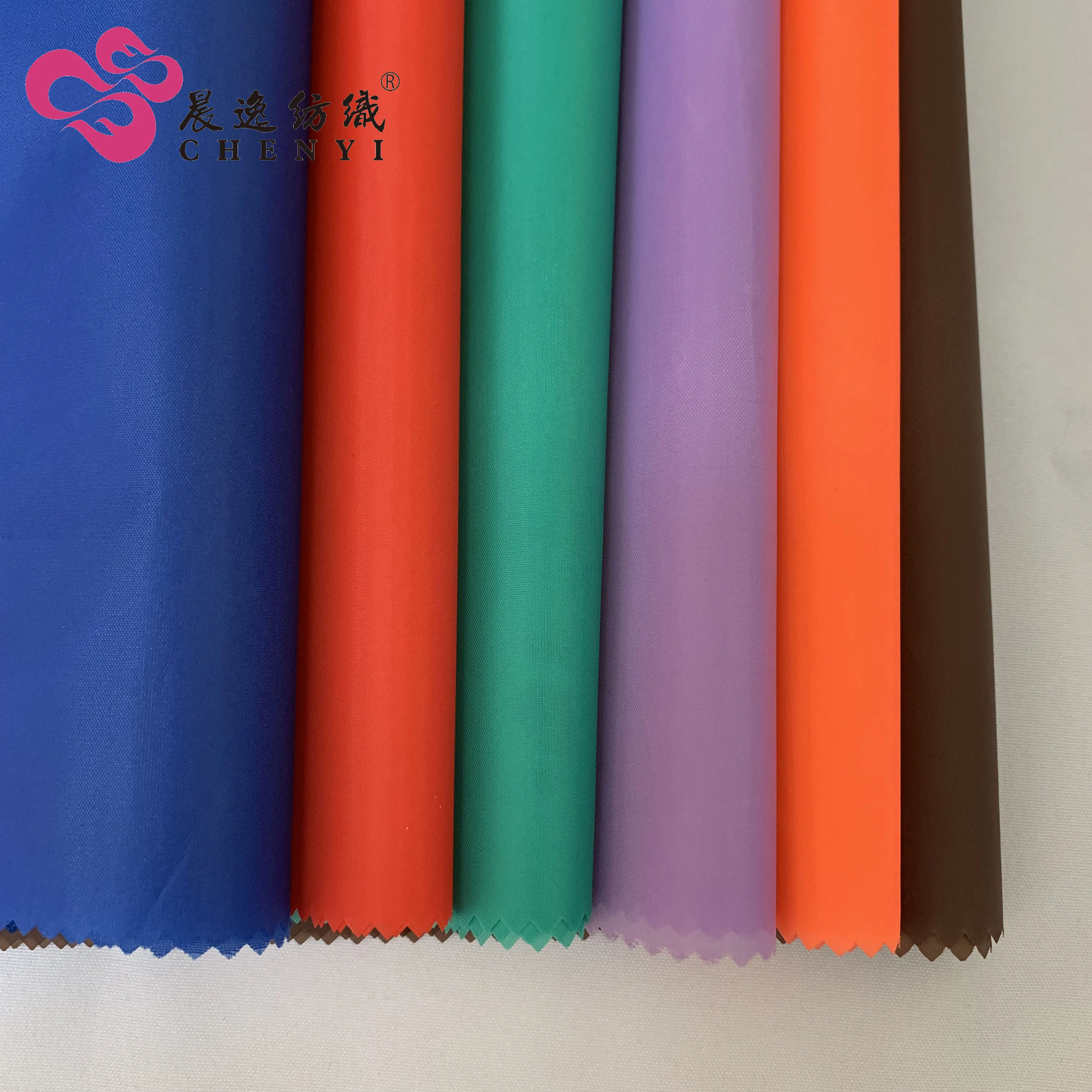popular 100% polyester fabric  taffeta 210t pu 5000mm 55gsm to 60gsm width 1.5m for tent