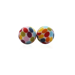 Low MOQ Stocks Food Grade 120 Printing Design Leopard Print 12mm 15mm Teething Silicone Beads