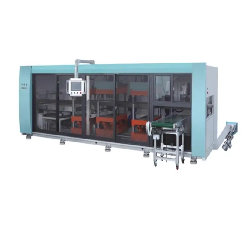Full  Servo Motor  Automatic Plastic Products for Food Packing Thermoforming machine
