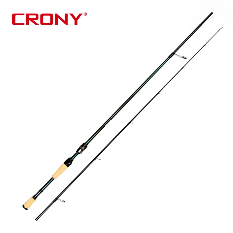 CRONY Miracle Series 4A Grade Cork Two Sections Carbon Fiber Reel Seat Fuji F Ring Guide Extra Fast Action Soft Lure Fishing Rod