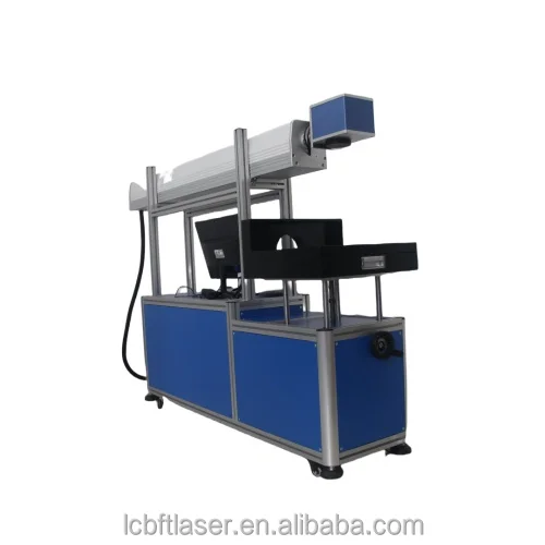 co2 glass tube galvo laser marking machine wood fabric leather high speed laser engraving machine