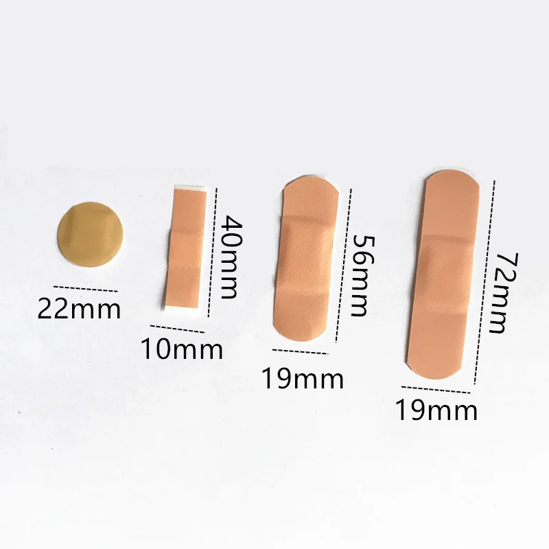 Waterproof PE Band Aid Bandage Medical First Aid Band Bandages Healing Wound Plaster Skin Color Wound Dressing Bandage