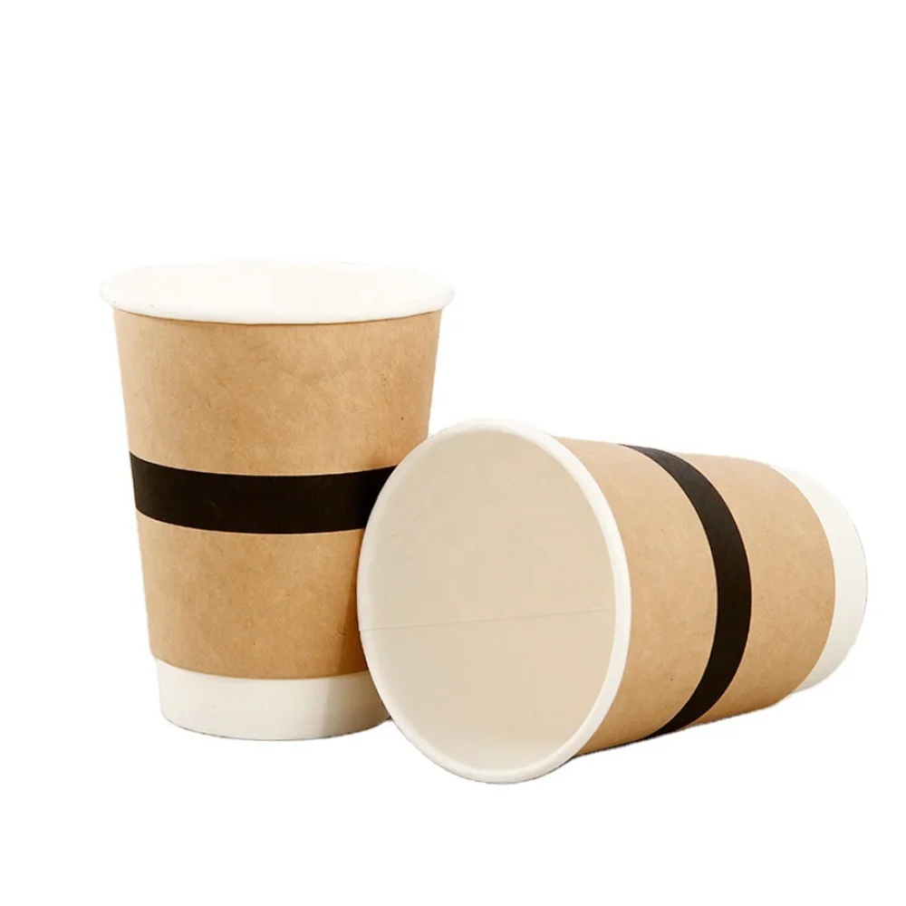 Factory new products 8oz 12oz 16oz 24oz wholesale hot drinks disposable custom logo coffee double wall paper cup