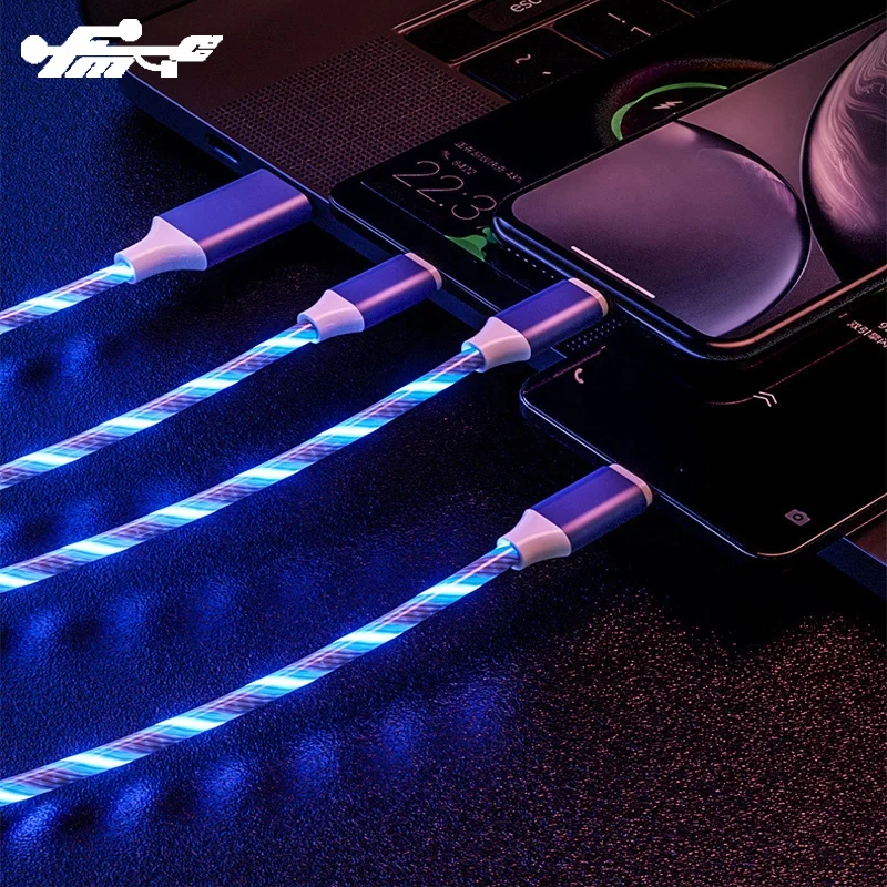 Wholesale Fast Usb Glow Led Charging Cable China for Iphone Shenzhen Standard USB 2.0 Connector,for Iphone Mobile,mobile Phone