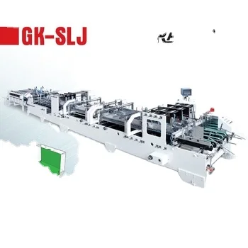 GK-780SLJ-Automatic High Speed with Great Quality 4/6 Corner Paper Box Folder Gluer