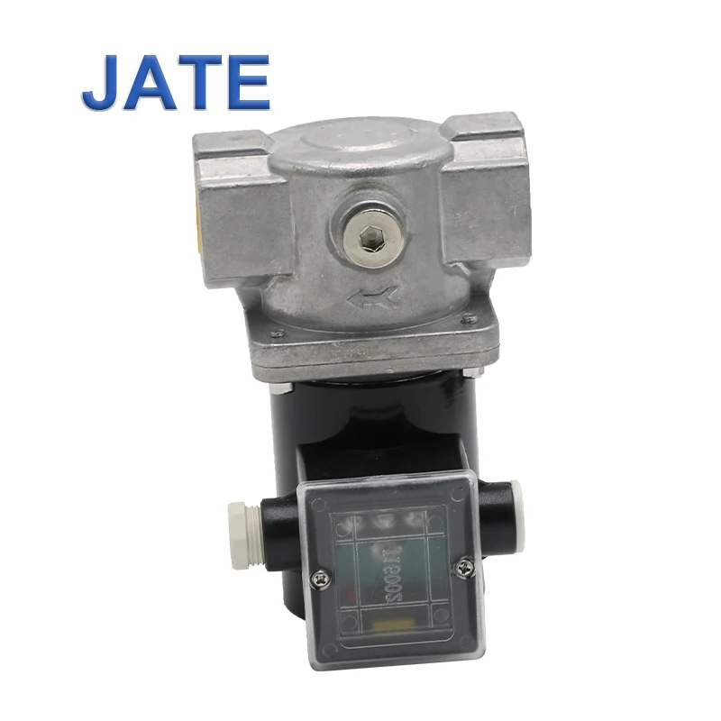 JATE TE4020 Solenoid Control Valves The Electromagnetic Valve for Gas Burner Parts Black Normal Temperature General 220V/110V AC