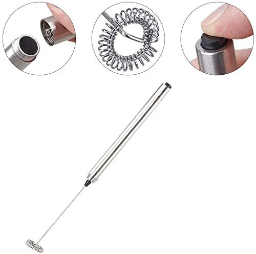 Top seller Custom Milk Foamer Stainless Steel Handheld Matcha Milk coffee Frother Foam
