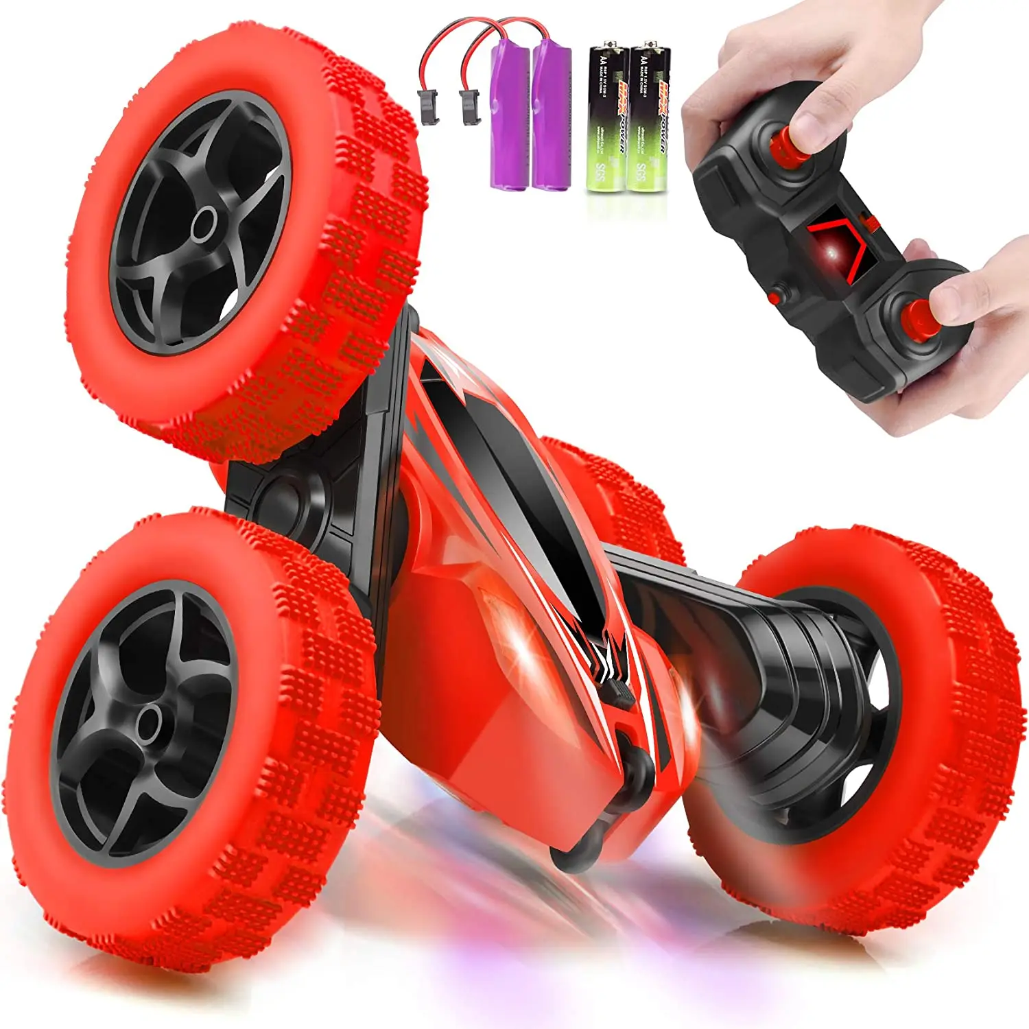 Camoro зеленые Игрушки радиоуправляемые автомобили Rc Rock Crawler игрушки RC хобби 2 АА батареи 360 трюки двойной Дрифт машина 53*34*53