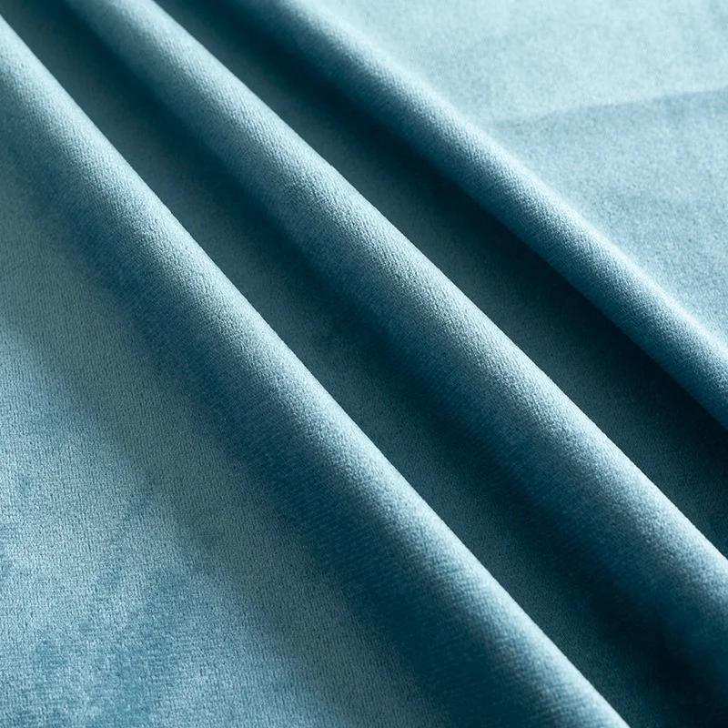 Polyester Microsoft  high quality red black italian holland velvet velour upholstery Fabric wholesale  for sofa pillow curtain