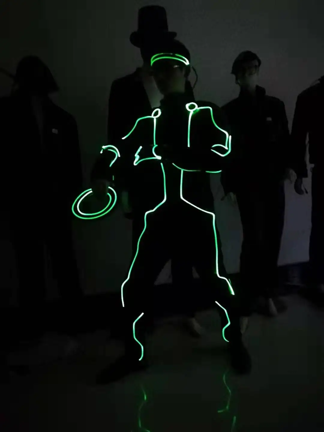 Светодиодная балетная юбка, женская одежда со светодиодами, легкая одежда для взрослых и детей, танцевальное платье для сцены