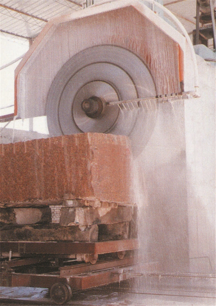 ISO Certificated Multi Blade Guide Stone Cutter Single Arm Type Stone Granite Block Cutter for Sale
