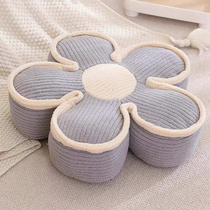 Floral Throw Pillow Nordic Home Cushion Sofa Decor Flower Shaped Pillow Comfortable Seat Plush Toy Cushion Gift