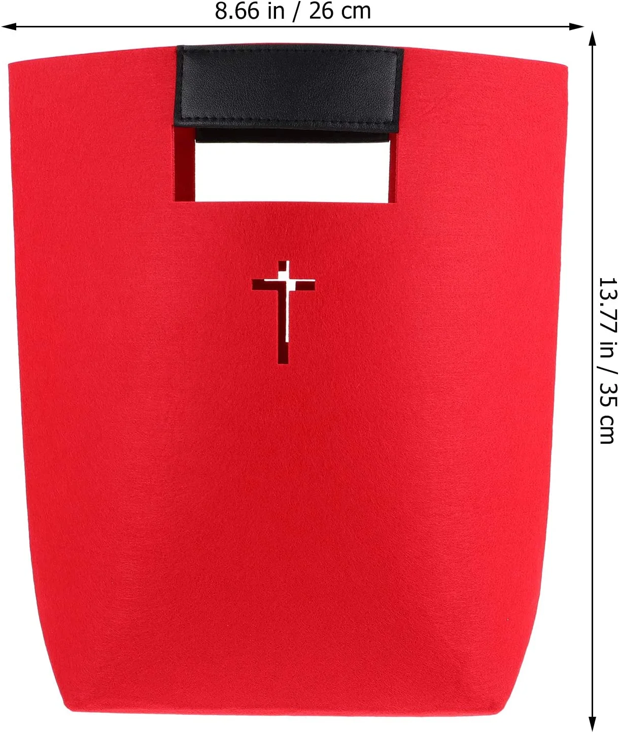 Amazon Products Eco-friendly felt handbag shopping bags carrying case with PU Leather