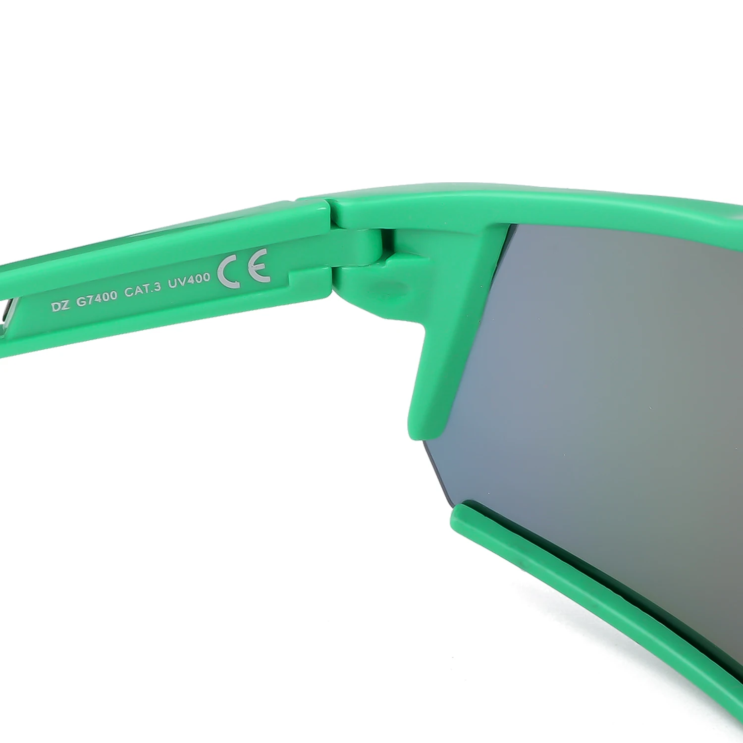 New cycling sunglasses large frame sun protection dazzling full electroplated true film windproof sports sunglasses DZ G7400