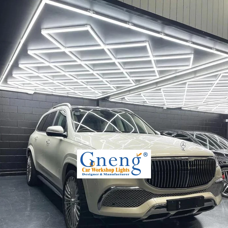 Zhongshan Wholesale OEM Aluminum Linkable Car Garage Lamp High Lumen Led Light for Showroom