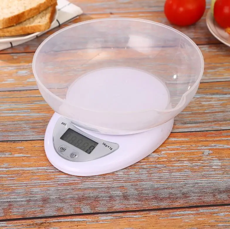 5kg Portable Digital Scale LED Electronic Scales Postal Food Balance Measuring Weight LED Electronic Scales kitchen accessories