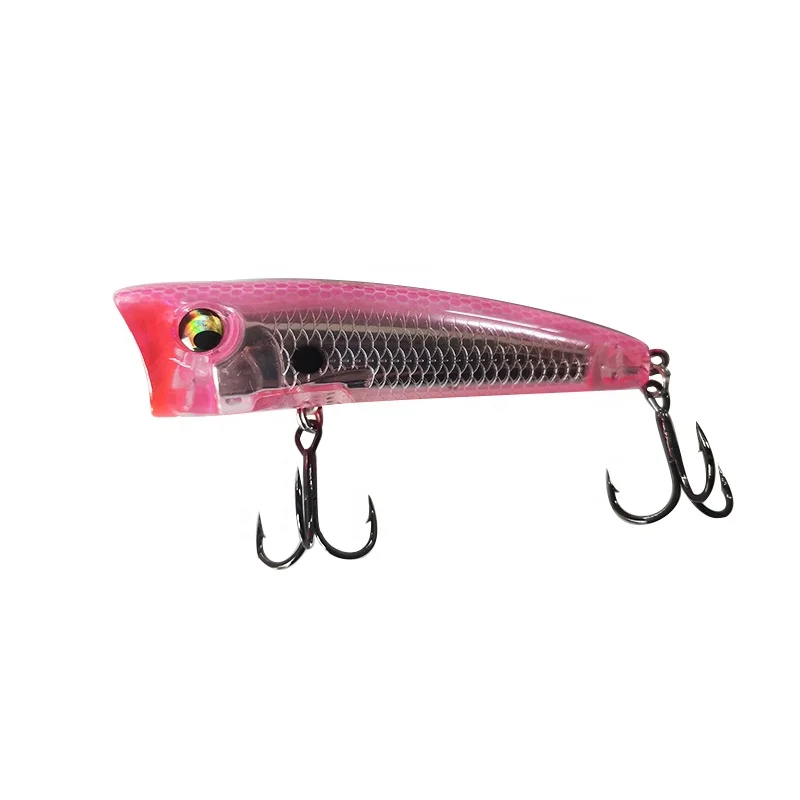 Lutac 75mm 9.5g whopper popper fishing lure hard fishing bait top quality poppers rush