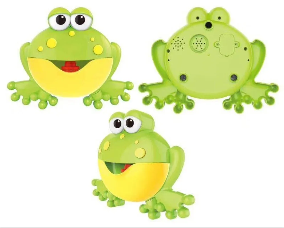 New Bubble blower cute frog bubble machine bubble bath toy with 12 music for kids