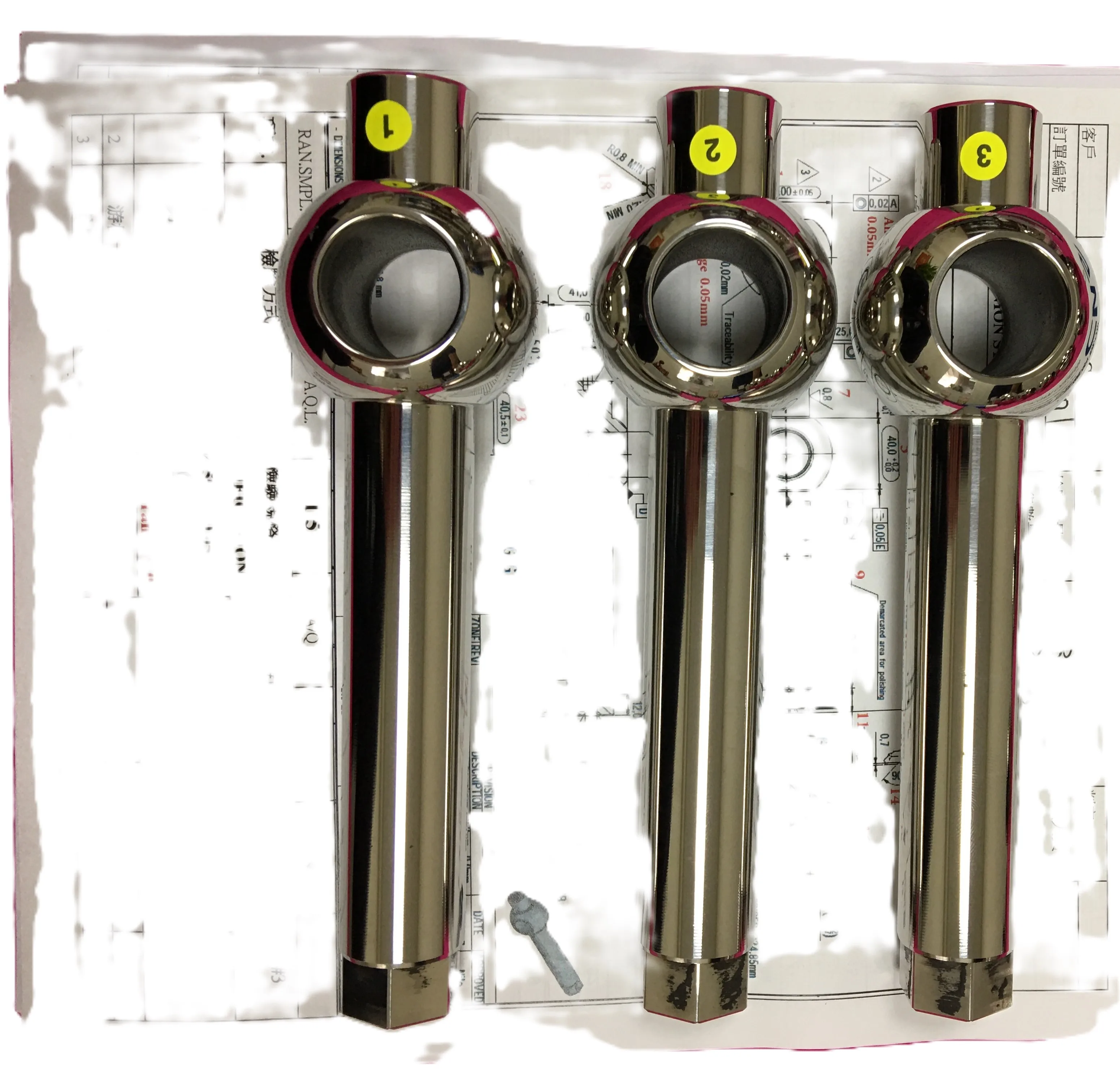 High Precision Stainless Steel Valve Stems Industrial Accessory Extension Shaft