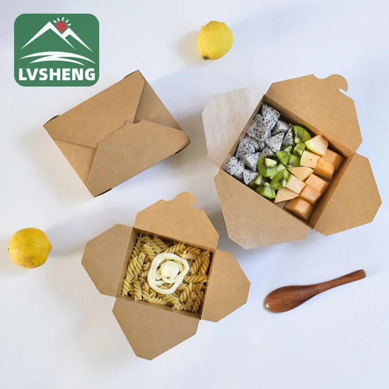Disposable wholesale paper fast food low cost packaging