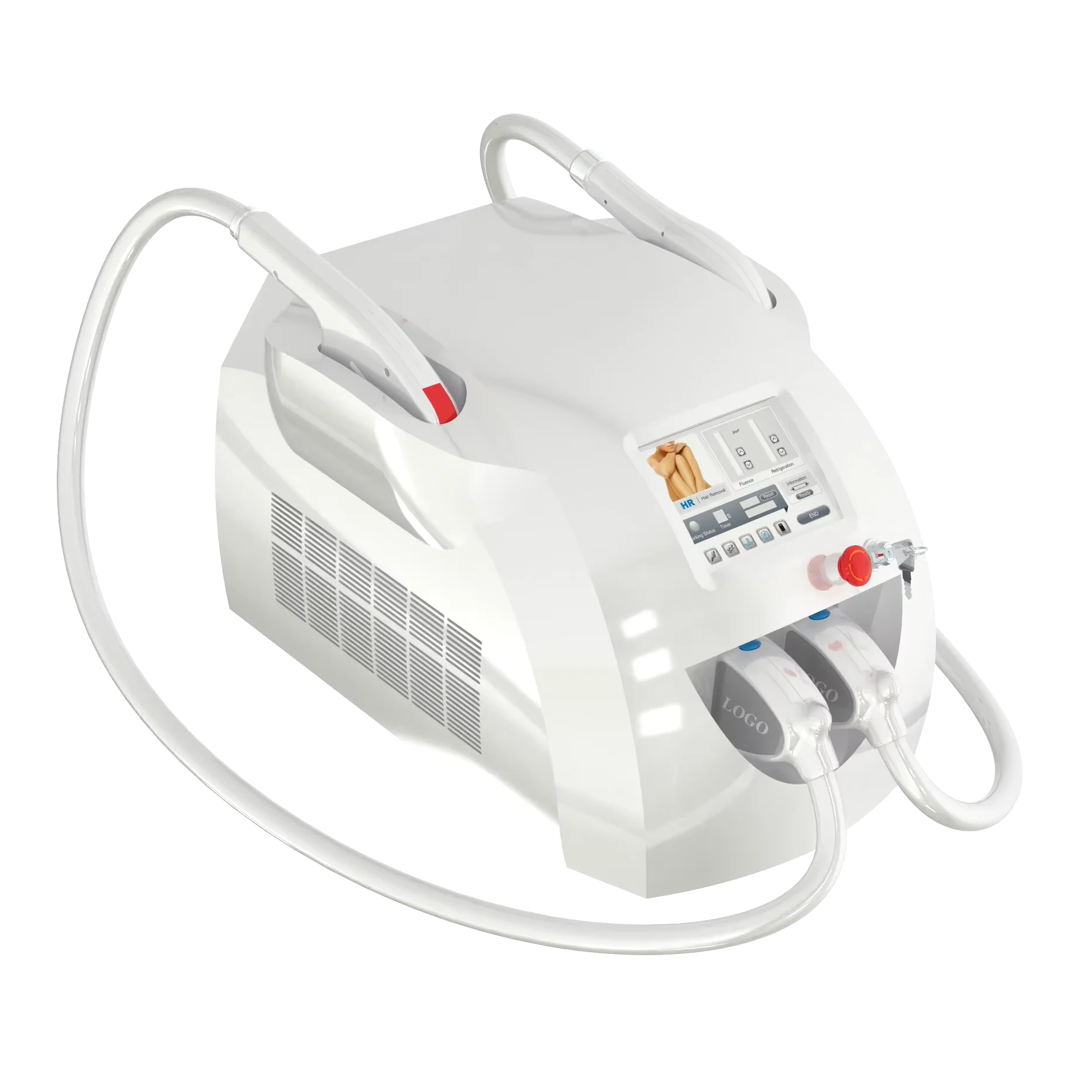 IPL laser hair removal machine  Sapphire handpiece Multi-function  Painless Skin Rejuvenation 3 in 1