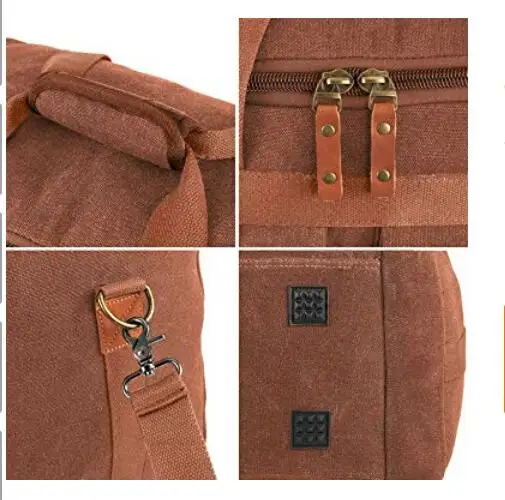 Factory custom duffle bag canvas weekend bag travel organizer bags for men