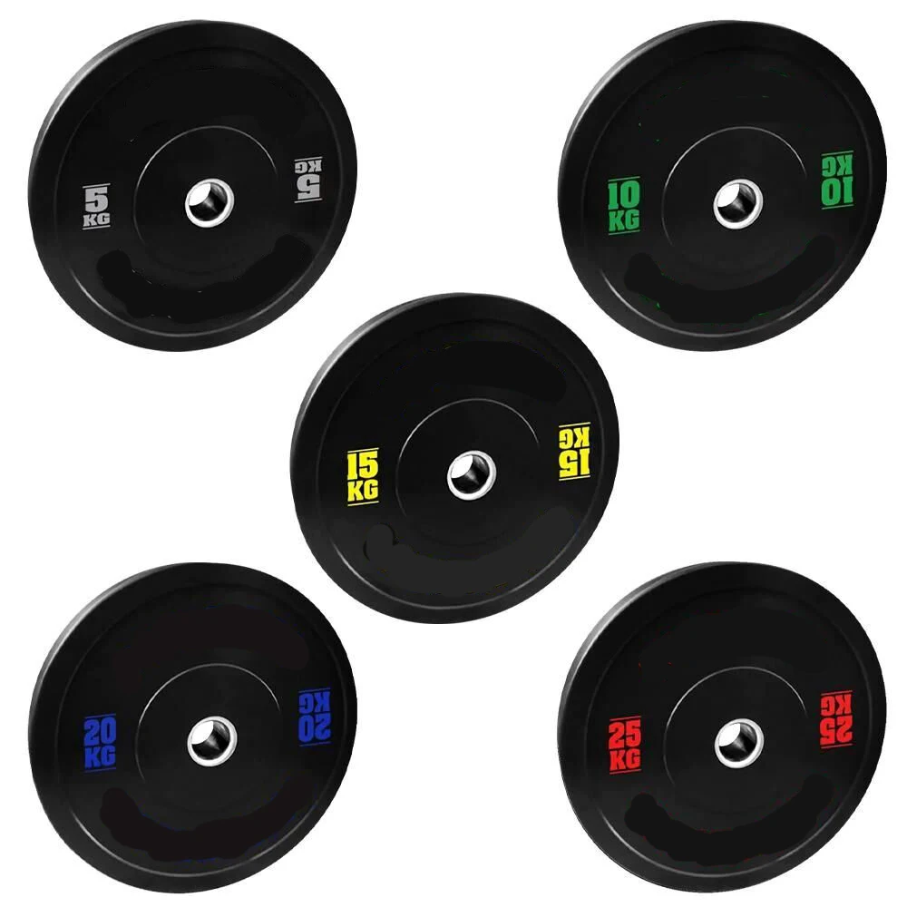 Virgin Rubber Black  Bumper Plates