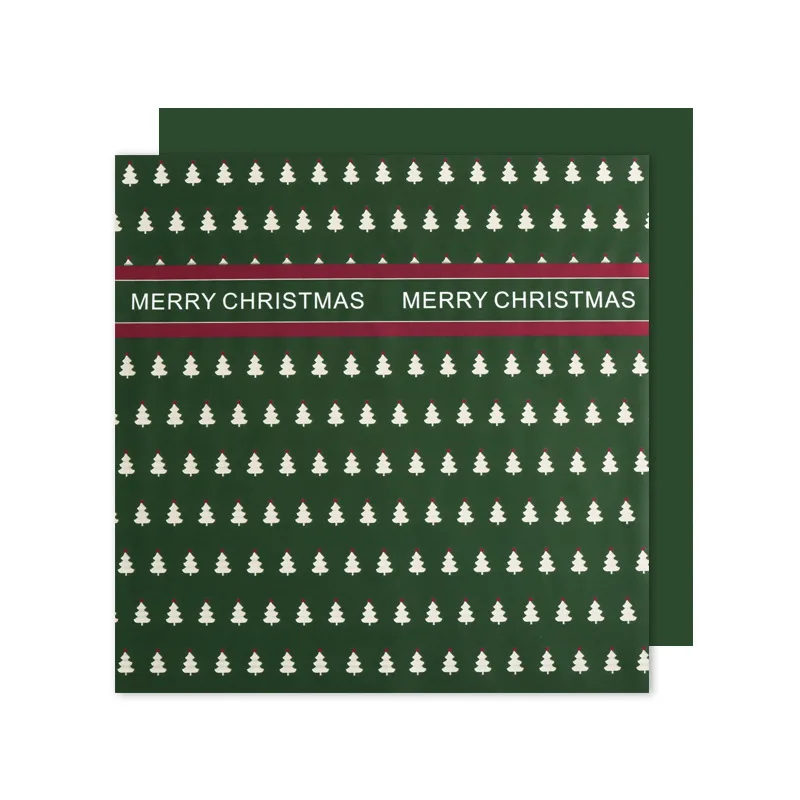 2024 hot New 20 Sheet Waterproof Christmas Flower Wrapping Paper Florist Supplies Packaging Paper for Birthday Wedding Gift