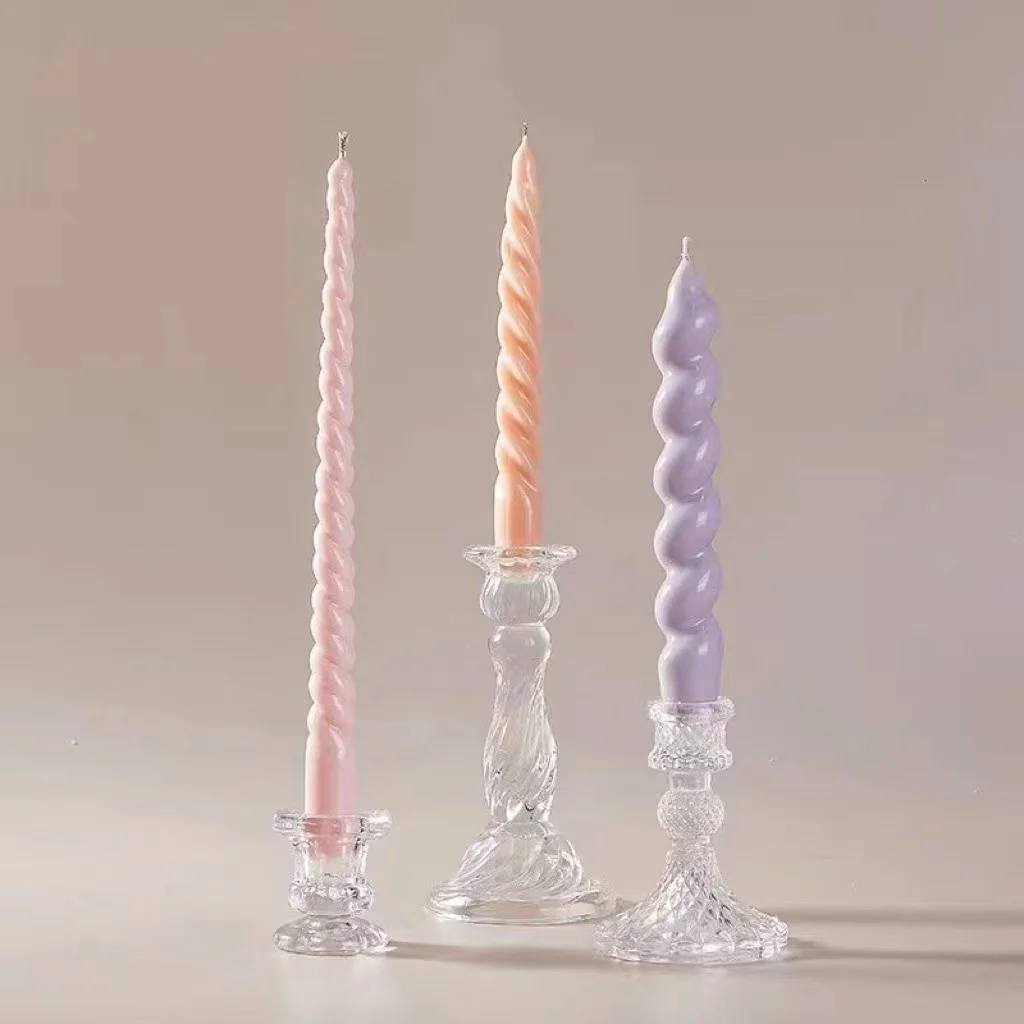 Candle Jar Empty Glass with Bamboo Lid Wholesale Colorful Frosted Amber Black Clear Valentine Print Handmade Silk Metal Cylinder