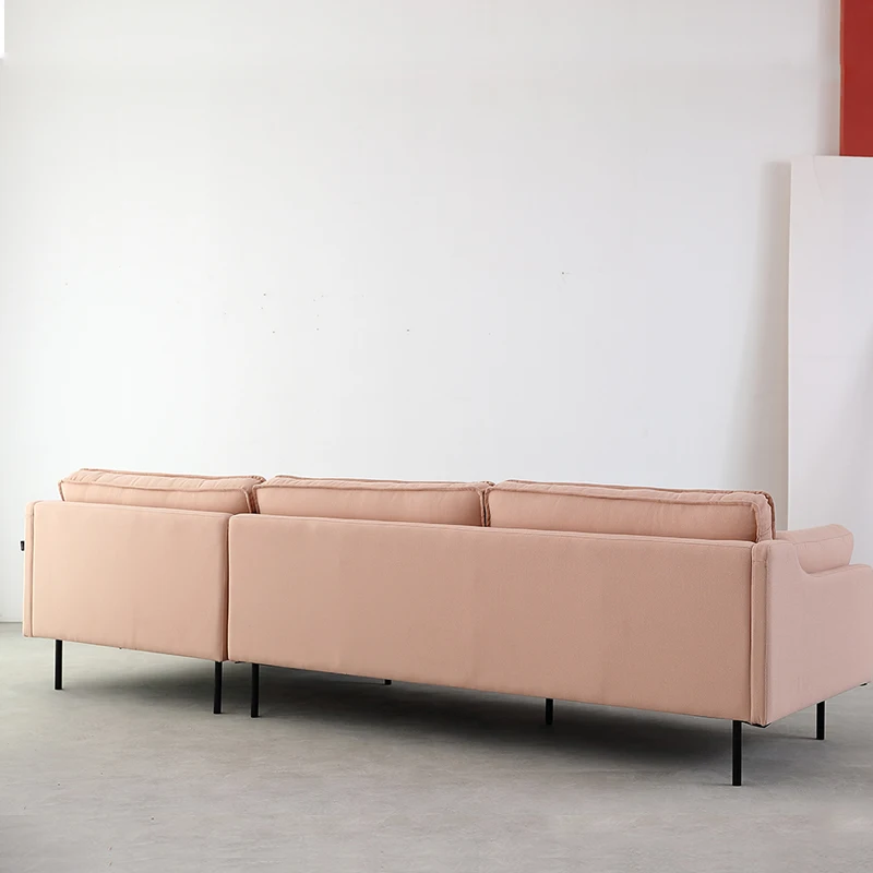 
Custom modern L shape chaise lounge sofa set 1059 