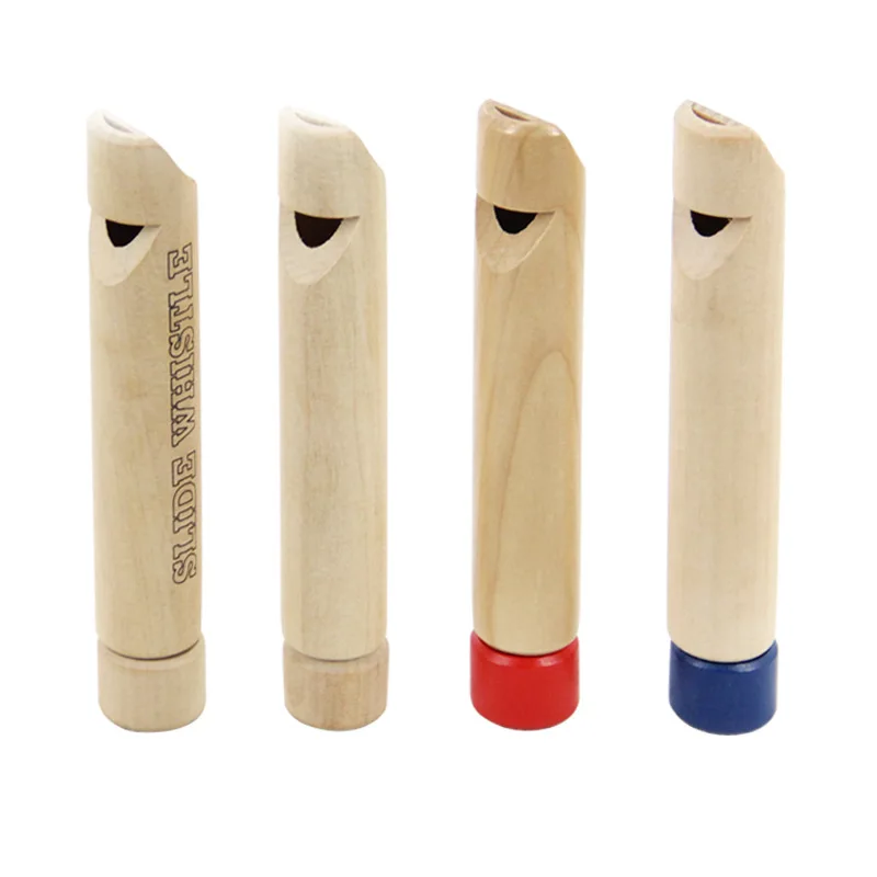 Educational Toy Noisemakers Prop Contest Themed Birthday Decorations wooden train whistle