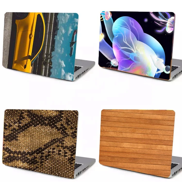 Protective PVC Laptop Skin Stickers Vinyl For Lenovo Dell HP Macbook Pro Stickers With 3D Decal Body computer skins