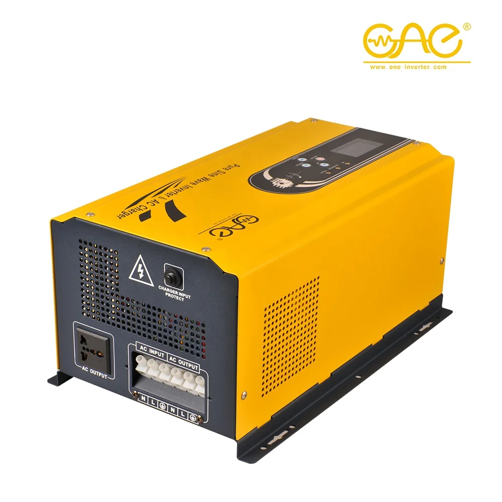 1kw 2kw 3kw 5kw 6kw Power Inverter Solar Pure Sine Wave Inverter 24v 110v 12v to 220v Low Frequency Off Grid Single GI TOP ONE