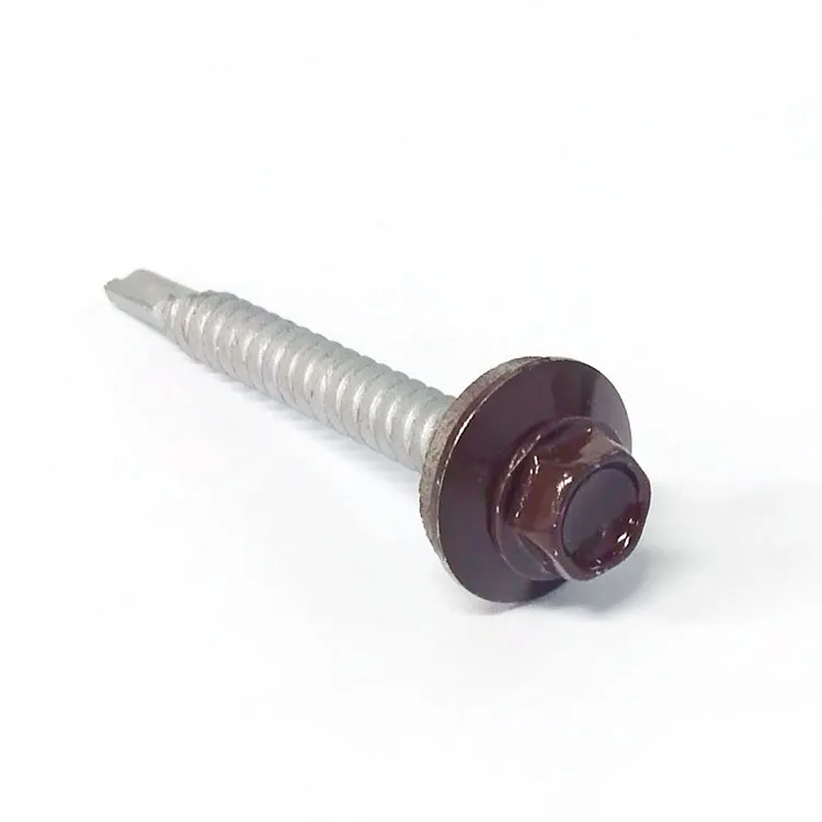 Factory wholesale Truss Head Hexagon Hex Washer Head Double Thread Self Drilling Roofing Painting Screws