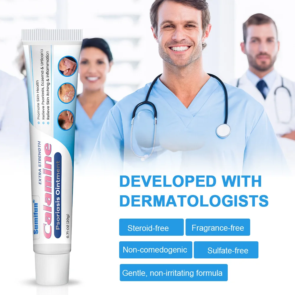 Skin Psoriasis Cream Dermatitis Eczema Ointment Treatment Natural Herbal Psoriasis Cream 20g