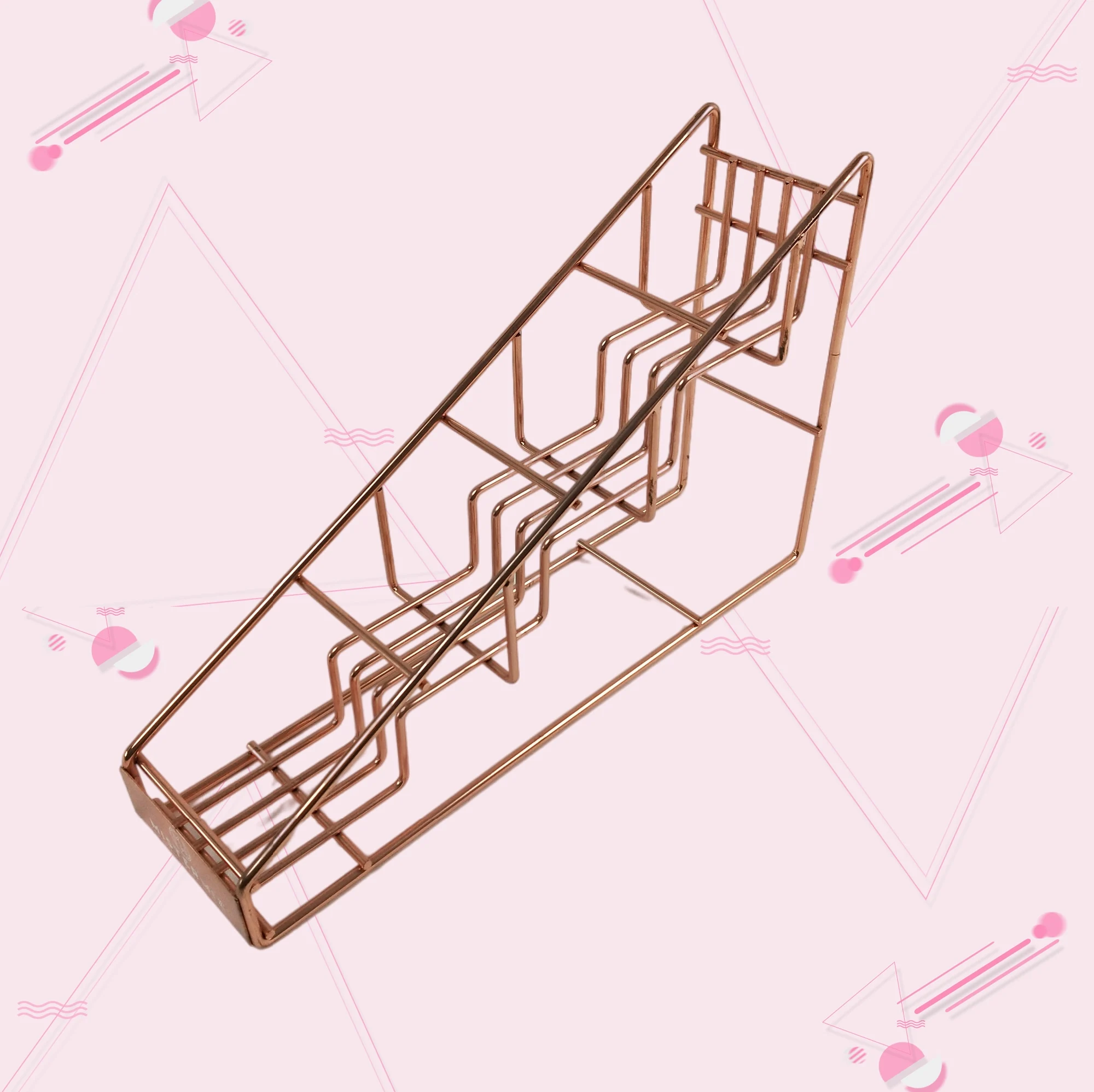 Tabletop seasoning shelves coffee syrup display bottle kitchen storage rack