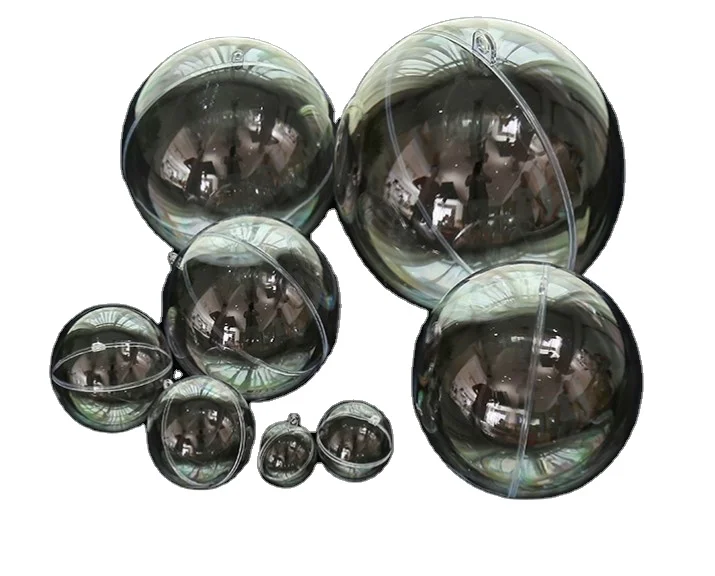 China factory 4cm 5cm 6cm 7cm 8cm 9cm 10cm 12cm 20cm 30cm 40cm acrylic clear ball with hole for sale