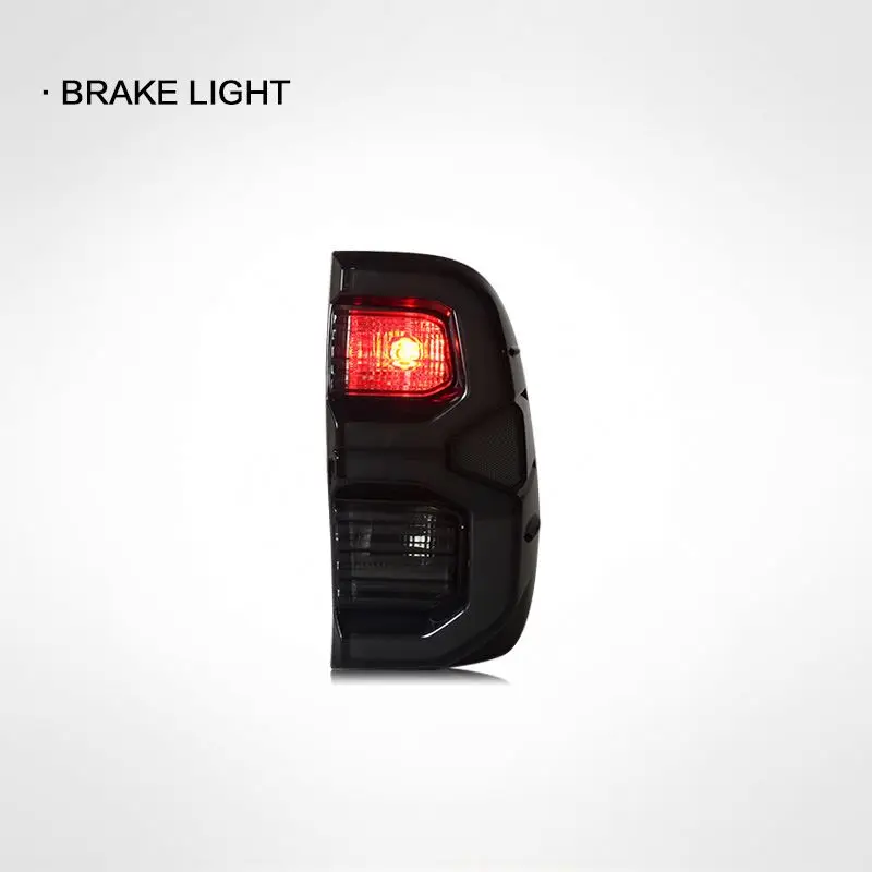 LINK-TO Tail Light Led Rear Car Lamp Normal Version Tail Lamp For Toyota Hilux 2015 2016 2017 2018 2019 2020 Taillights
