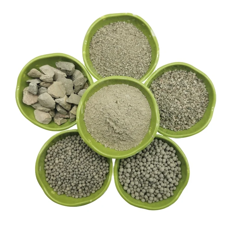 Lampung Zeolit Mineral preci Natural Granule Treated White Zeolite Clinoptilolite Powder Granulate Bulk Stone Detergent