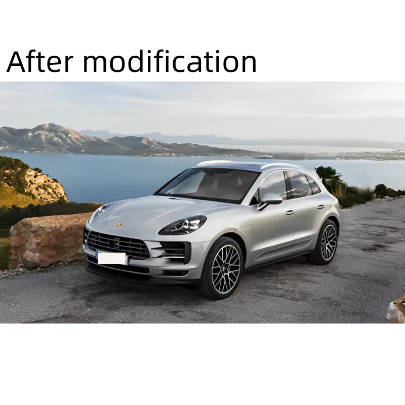 Modified front bumper kit to fit for Porsche macan