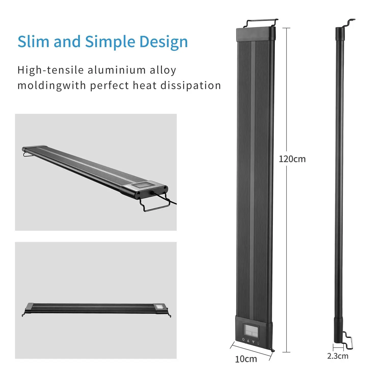 New Easy to Use Smart Aquarium Accessories Lighting Lamp Lights Led Custom Intelligent Aquariums for Fish Tank