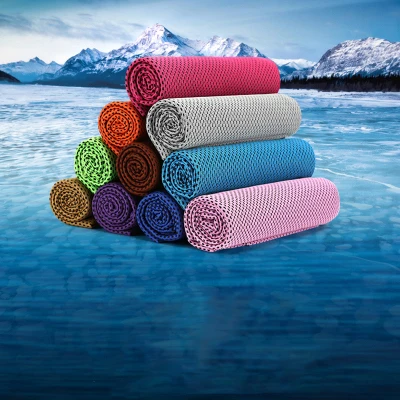 sport cooling towel hand face arctic cool instant cooling towel microfibre cooling ice towel for sports