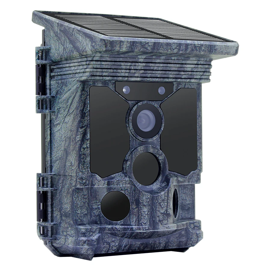 Wifi Hunting Trail Camera 0.3s Trigger Time Wild Game Camera Outdoor 4K Solar Powered Wildlife Camera