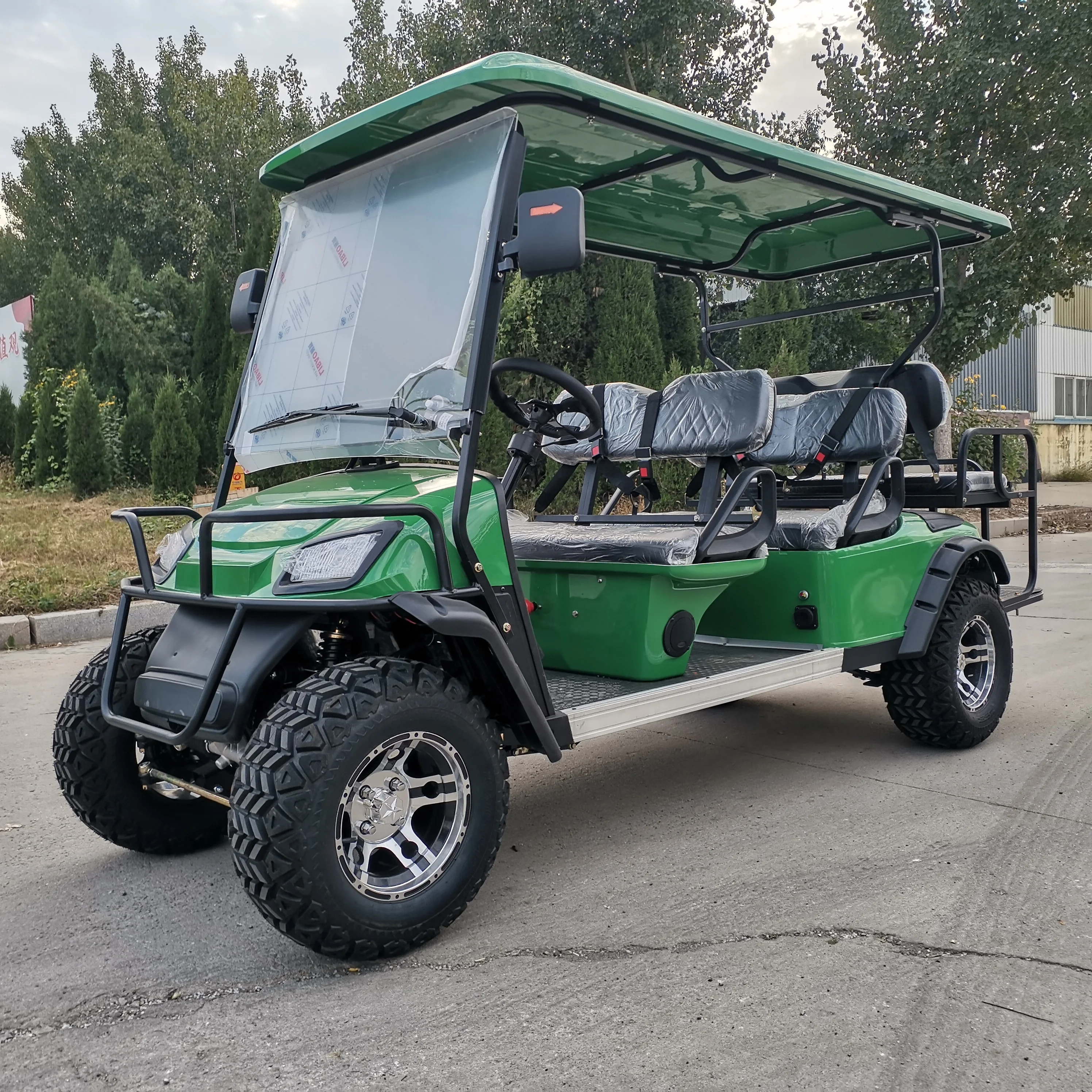 Hot Sale Golf Buggy 4 Wheel Drive Electric Club Car Golf Cart parts 6 Seater for Adults