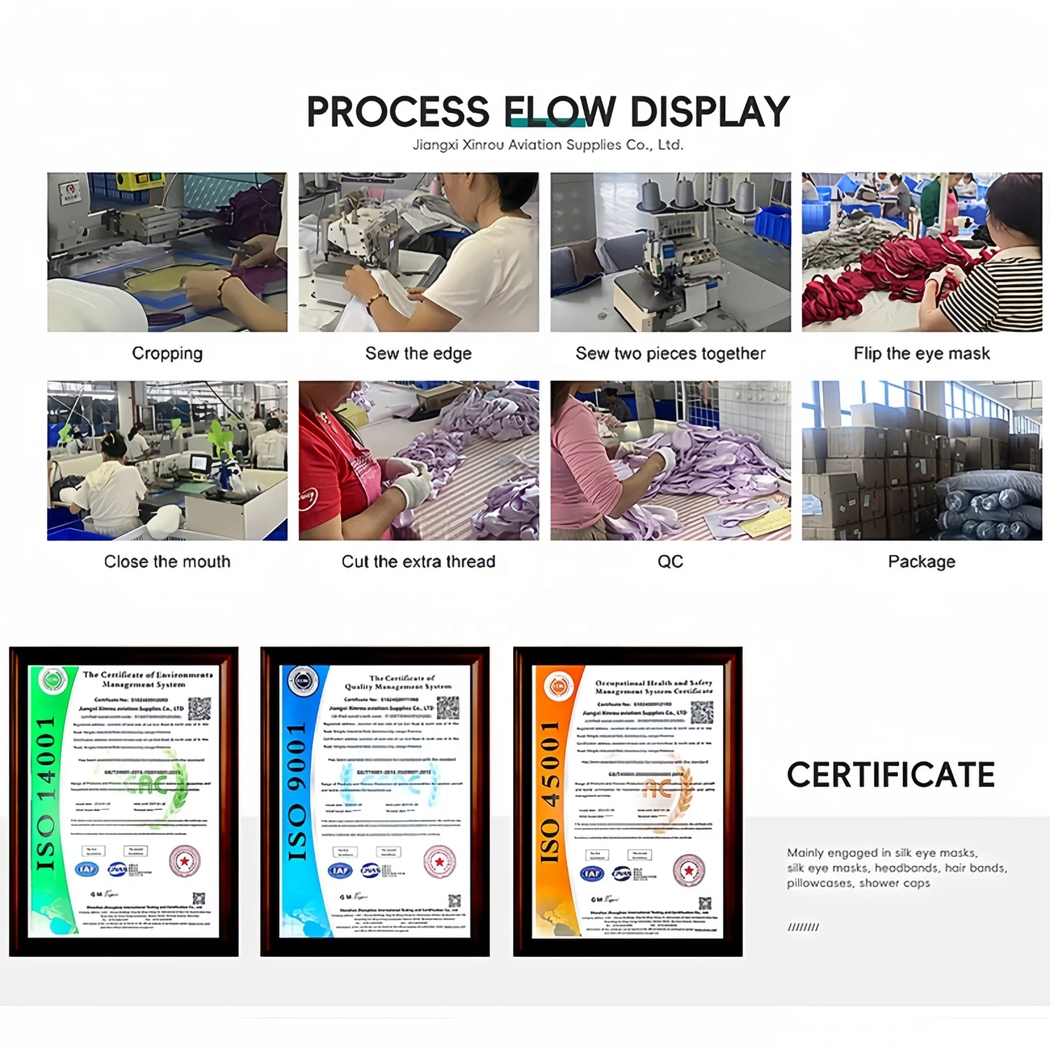 Hot Selling 3D Sleeping Eye Mask with Memory Foam for Comfort