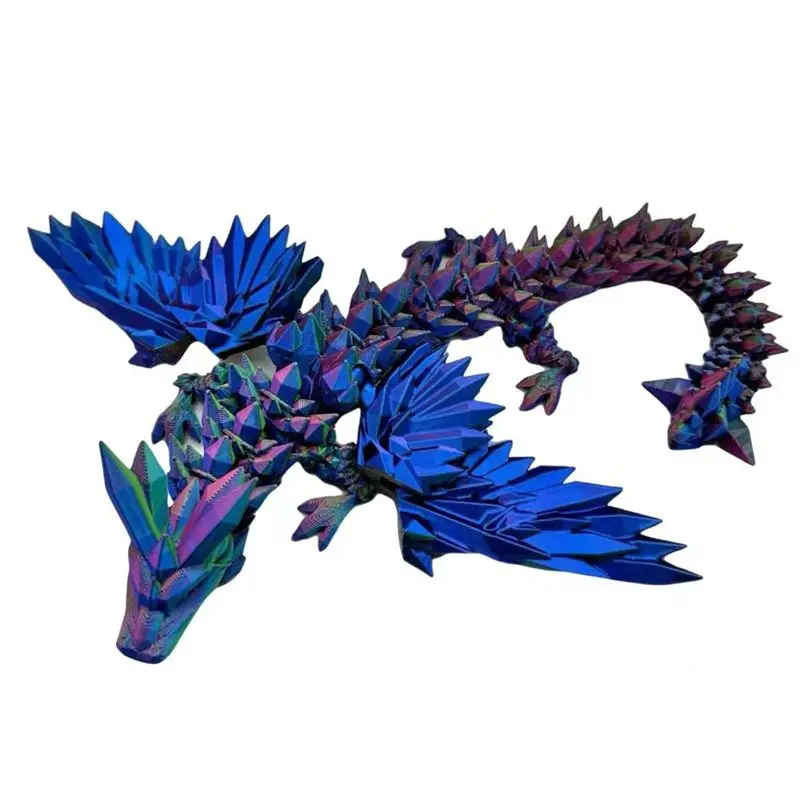 HY198 3D Printed Winged Flying Dragon Toy 3D Printing Toy Dragon