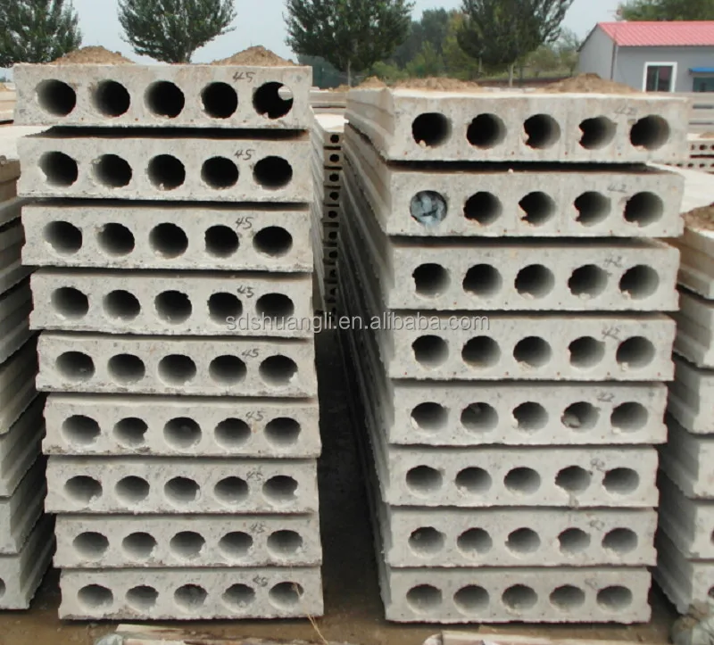 Precast Concrete Hollow Core Slab road block making machine